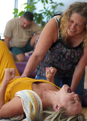 Carrie-Ann Harper breathwork session
